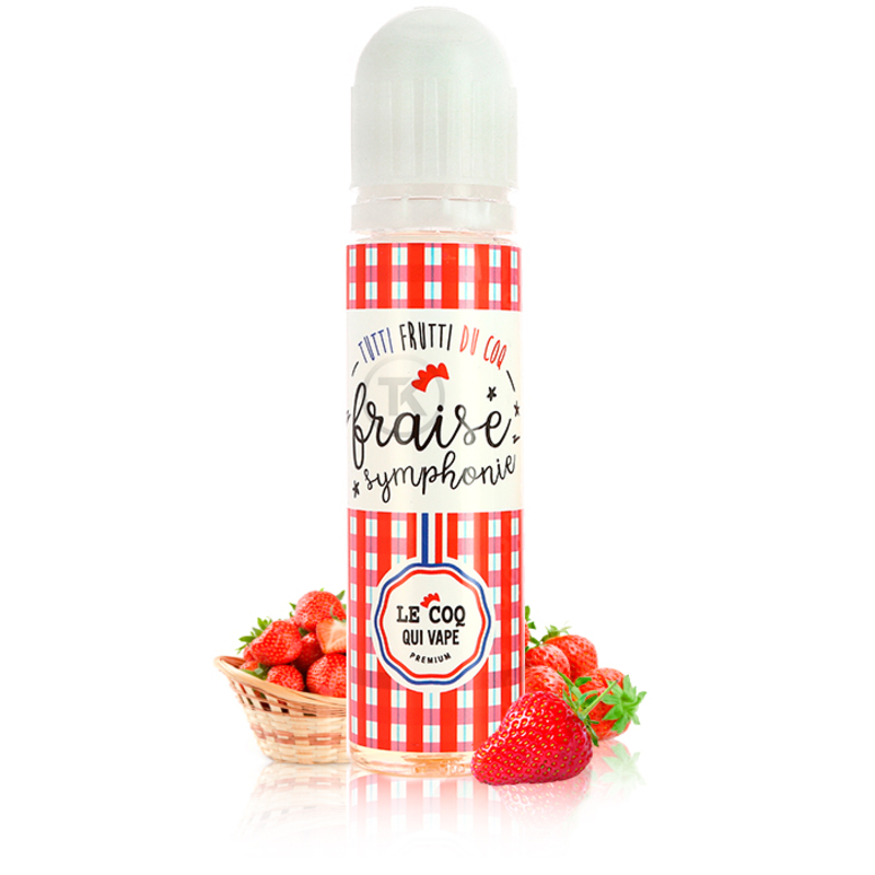 Fraise Symphonie 50ml - Les Bêtises du Coq Fraise Symphonie 50ml - Les Bêtises du Coq