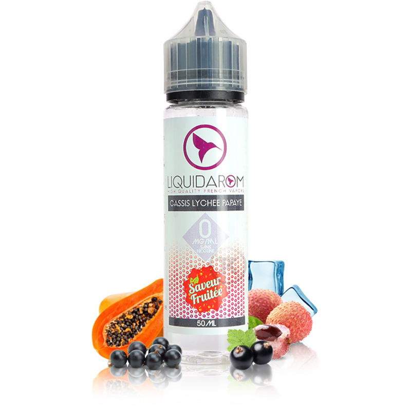 Cassis Lychee Papaye 50ml - LiquidArom Cassis Lychee Papaye 50ml - LiquidArom