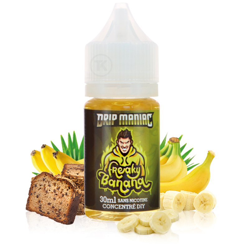 Concentré DIY Freaky Banana, arôme diy Drip Maniac, concentré eliquide