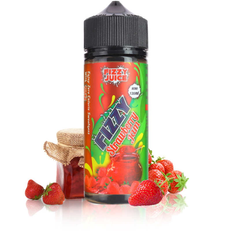 Eliquide Strawberry Jam, eliquide 100ml Fizzy juice, e liquide