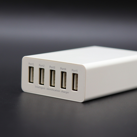 Chargeur Secteur 5 ports USB Type A 8A - Wave Concept