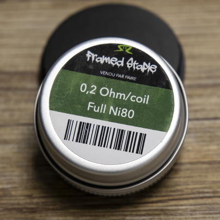 Framed Staple Ni80 0.20 Ohm - Ohm My Build