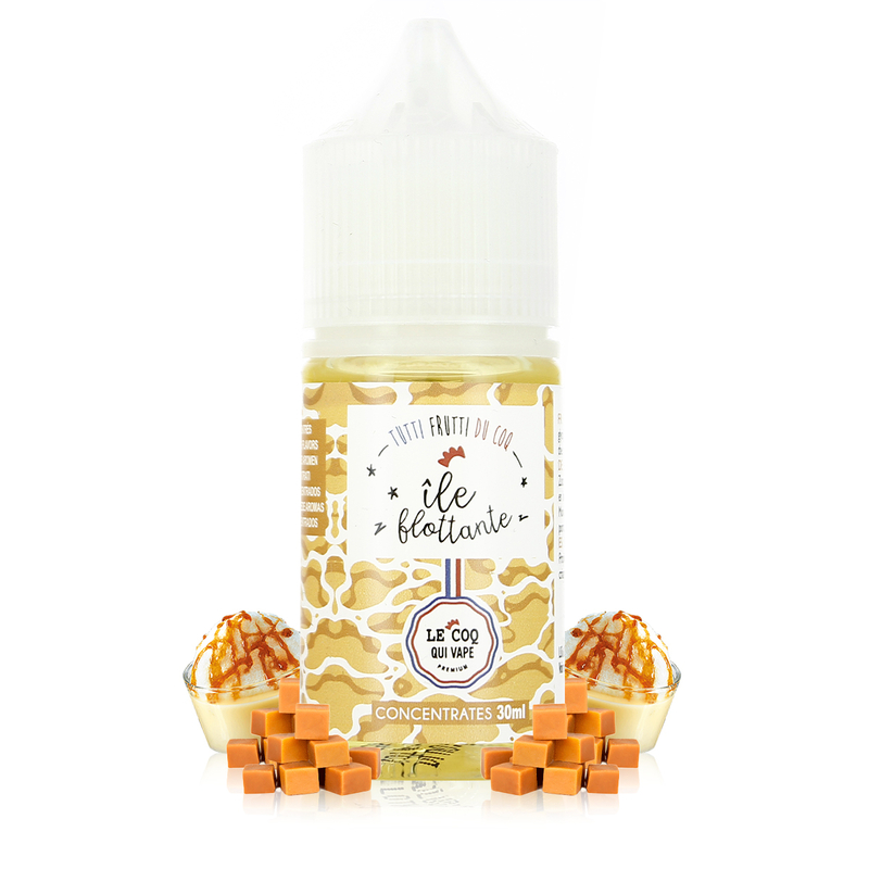 Concentré Île Flottante 30ml - Le Coq qui Vape Concentré Île Flottante 30ml - Le Coq qui Vape