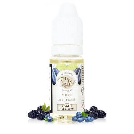 Mûre Myrtille Sel de Nicotine - Le Petit Verger