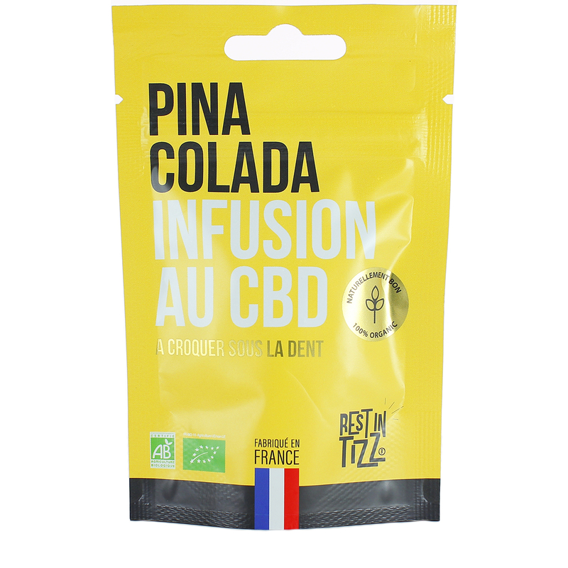 Pina Colada Infusion BIO au CBD - Rest in Tizz Pina Colada Infusion BIO au CBD - Rest in Tizz