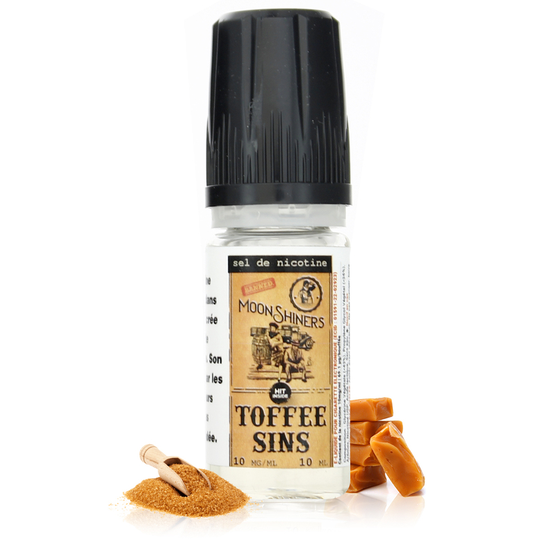 Toffee Sins Sel de Nicotine MoonShiners - Le French Liquide