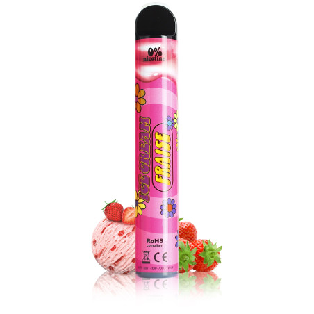 Ice Cream Fraise Wpuff Magnum 2000 - Liquideo