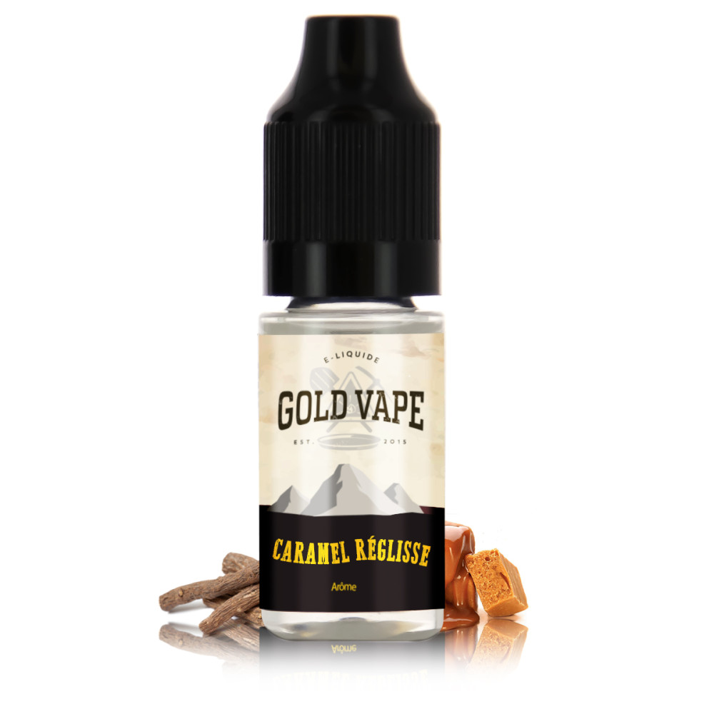 Caramel Réglisse - Gold Vape Caramel Réglisse - Gold Vape