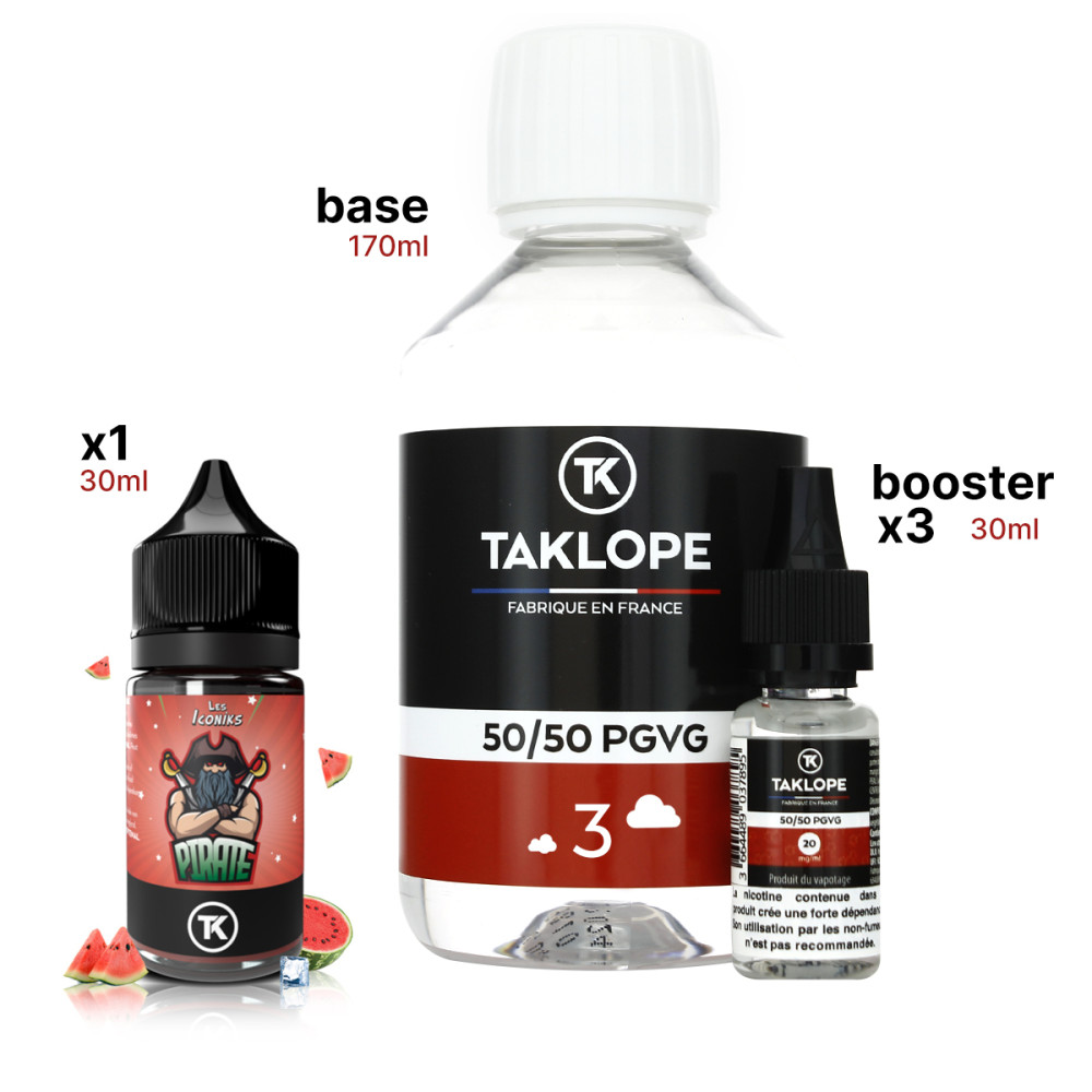 Pack DIY Pirate 230ml - Les Iconiks Pack DIY Pirate 230ml - Les Iconiks