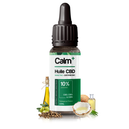 Huile CBD 10% Calm+ - The Fuu