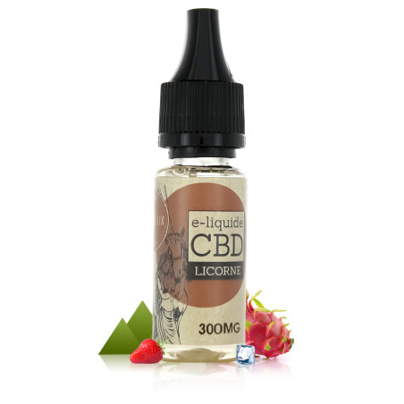 E-liquide Licorne CBD - Curieux E-liquides