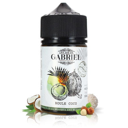 E-liquide Boule Coco 50ml Jus de Gabriel - Laboratoire H2O