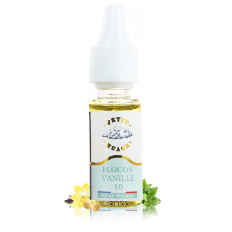 E-liquide Flocon Vanillé Sel de Nicotine - Petit Nuage