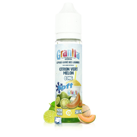 E-liquide Citron Vert Melon 50ml Granita Soft - Alfaliquid
