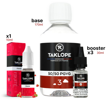 Pack DIY Fraise 210ml - Taklope