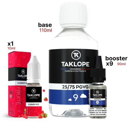 Pack DIY Summer Red 210ml - Taklope Pack DIY Summer Red 210ml - Taklope