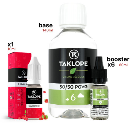 Pack DIY Summer Red 210ml - Taklope Pack DIY Summer Red 210ml - Taklope