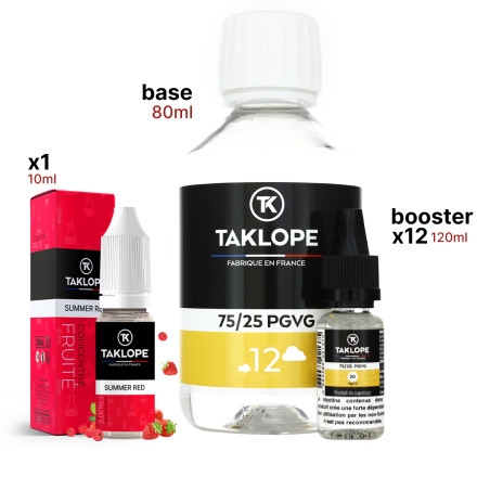 Pack DIY Summer Red 210ml - Taklope Pack DIY Summer Red 210ml - Taklope