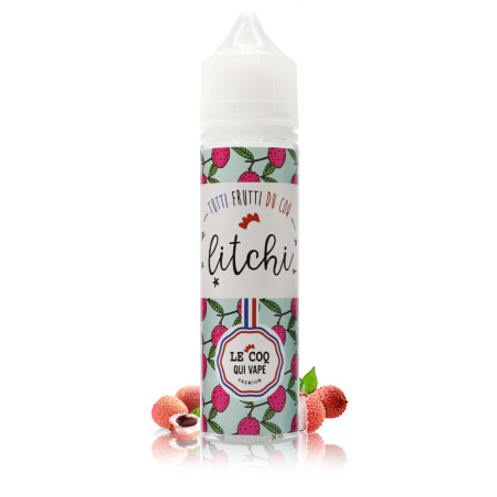 E-liquide Litchi 50ml Tutti Frutti - Le Coq qui Vape