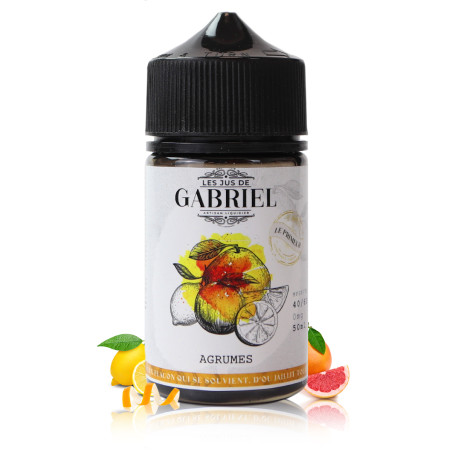 E-liquide Agrumes 50ml Jus de Gabriel - Laboratoire H2O