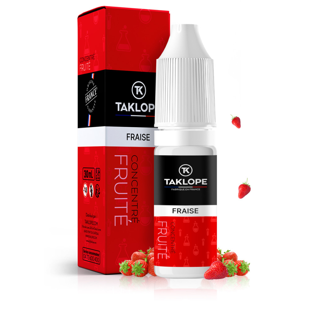 Concentré Fraise 30ml 5% - Taklope Concentré Fraise 30ml 5% - Taklope
