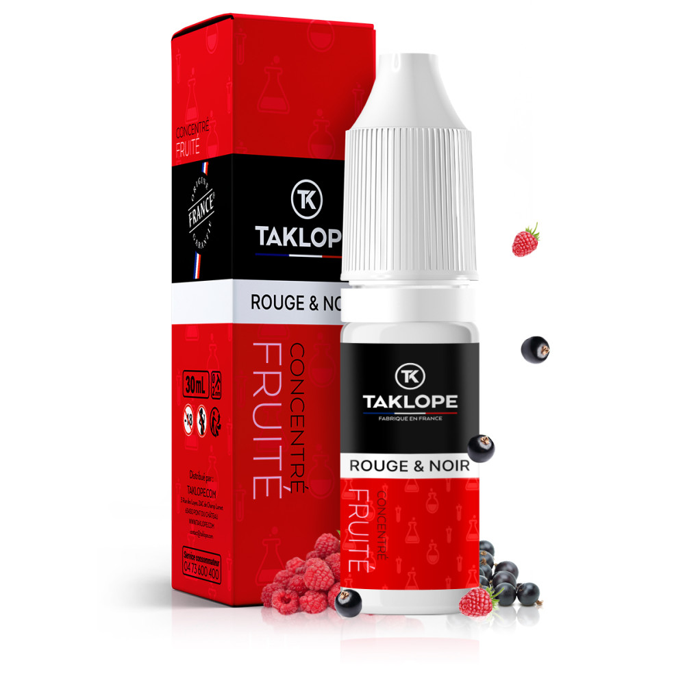 Concentré Rouge & Noir 30ml 5% - Taklope