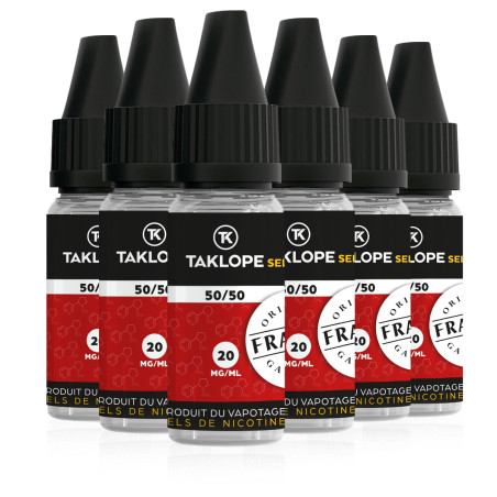 Pack 10 Boosters Sels de nicotine - Taklope
