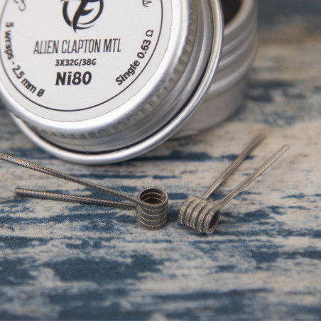 Alien Clapton MTL Ni80 0.63 Ohm Handmade Series - Fumytech