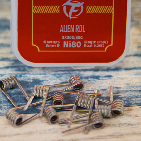 Coils Alien RDL Ni80 0.50 Ohm - Fumytech
