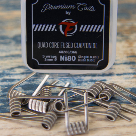 Quad Core Fused Clapton DL Ni80 0.20 Ohm - Fumytech