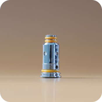 Exemple d'une petite résistance adaptée aux e-liquides fluides 70/30 PG/VG.